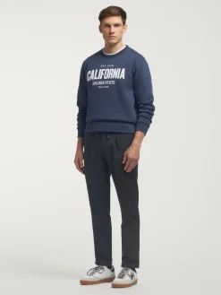 Alvaro Moreno Teen|Sudaderas|SUDADERA CALIFORNIA Azul