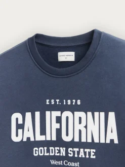 Alvaro Moreno Teen|Sudaderas|SUDADERA CALIFORNIA Azul