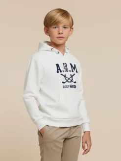 Alvaro Moreno Sudaderas|SUDADERA GOLF KIDS Blanco