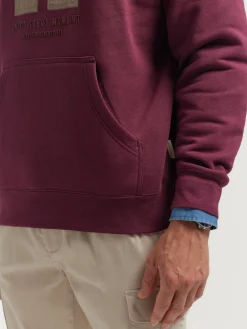 Alvaro Moreno Sudaderas|SUDADERA MOMENT Burdeos