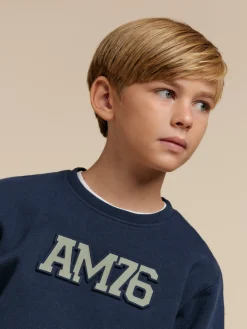 Alvaro Moreno Sudaderas|SUDADERA OFFICIAL KIDS Azul Marino