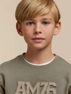 Alvaro Moreno Sudaderas|SUDADERA OFFICIAL KIDS Verde