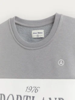 Alvaro Moreno Sudaderas|SUDADERA PORTLAND KIDS Gris