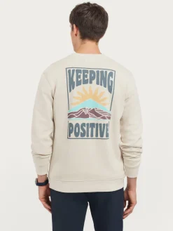 Alvaro Moreno Teen|Sudaderas|SUDADERA POSITIVE Crudo