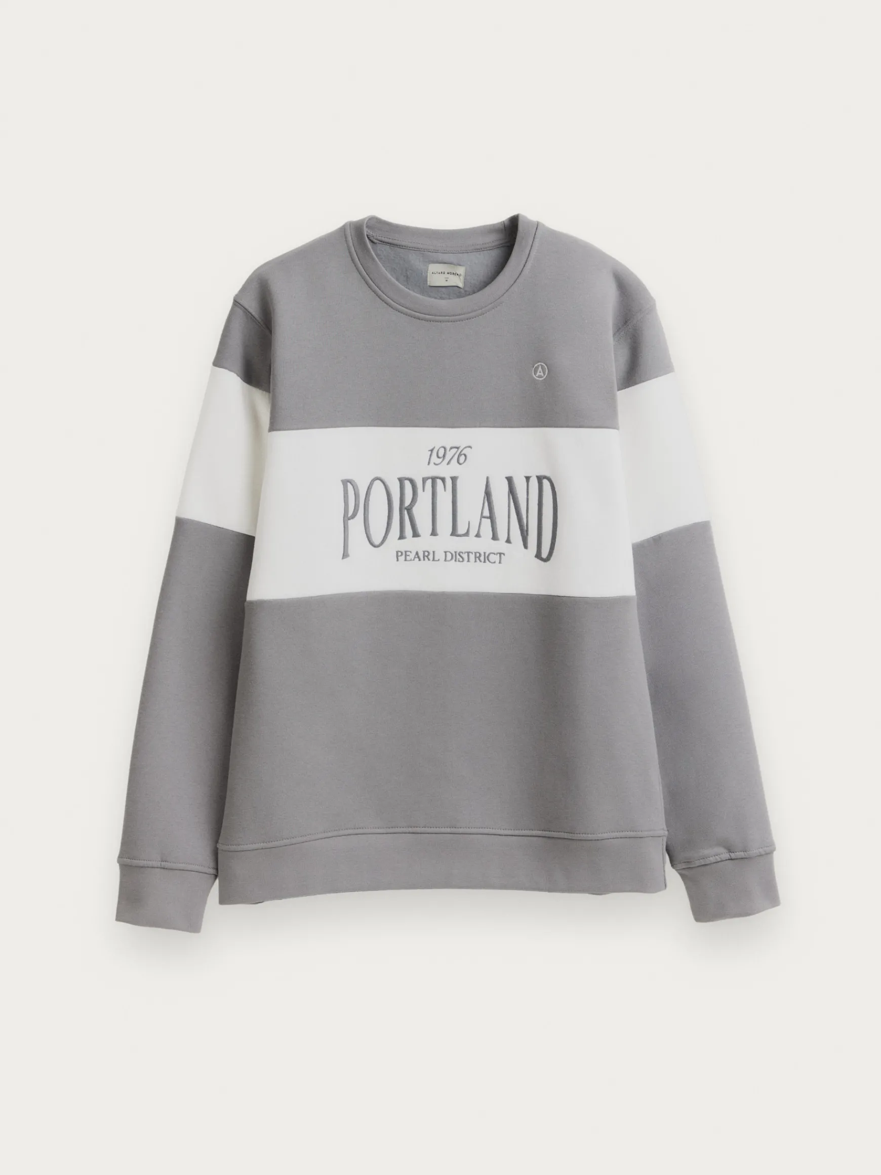 Alvaro Moreno Sudaderas|SUDADERA PÒRTLAND Gris