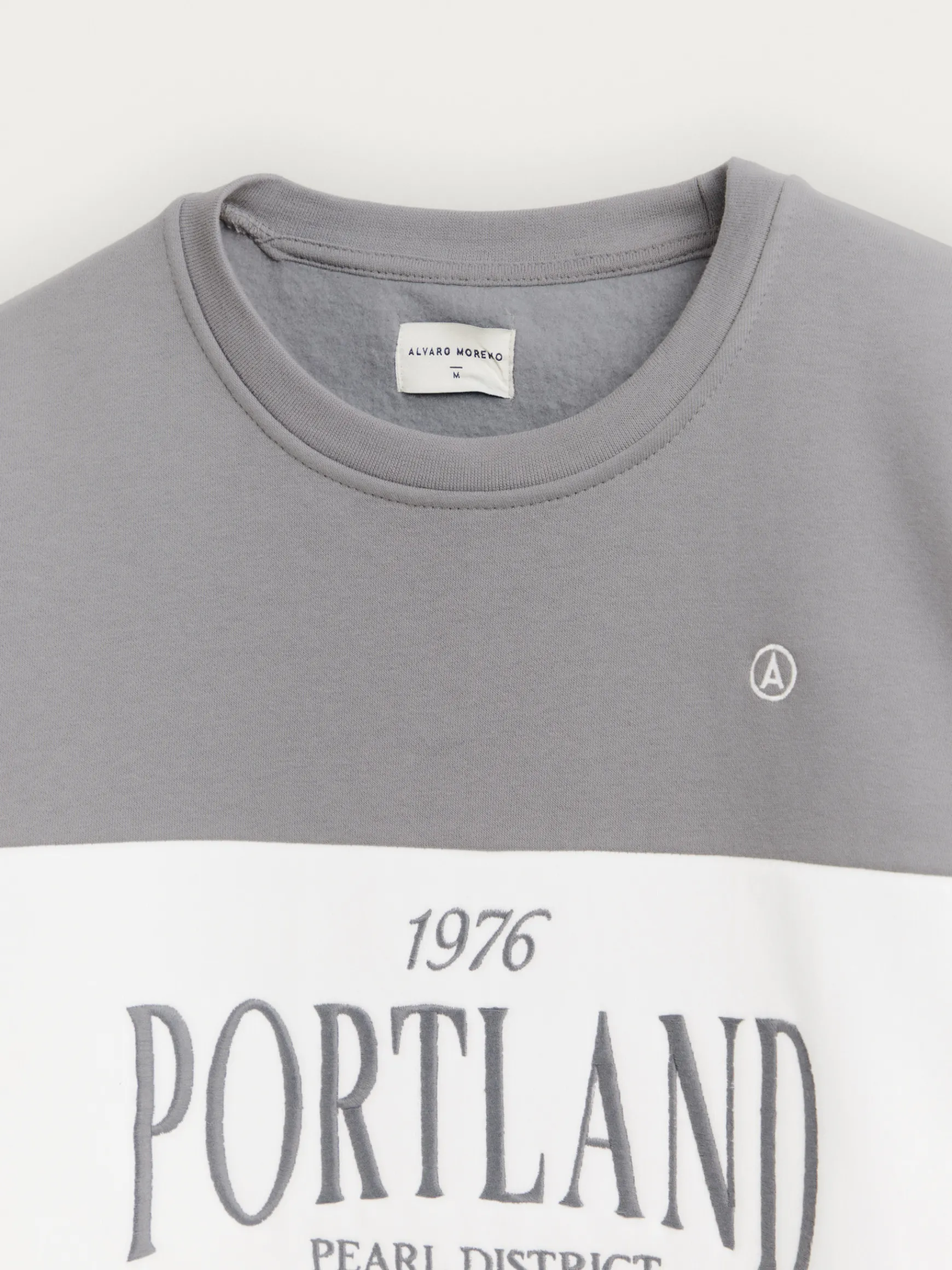 Alvaro Moreno Sudaderas|SUDADERA PÒRTLAND Gris