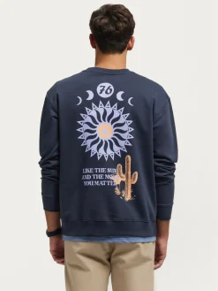 Alvaro Moreno Teen|Sudaderas|SUDADERA SUN Azul Marino